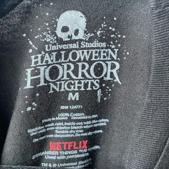 NWT Stranger Things Halloween Horror Nights 2023 Universal Studios T-Shirt M